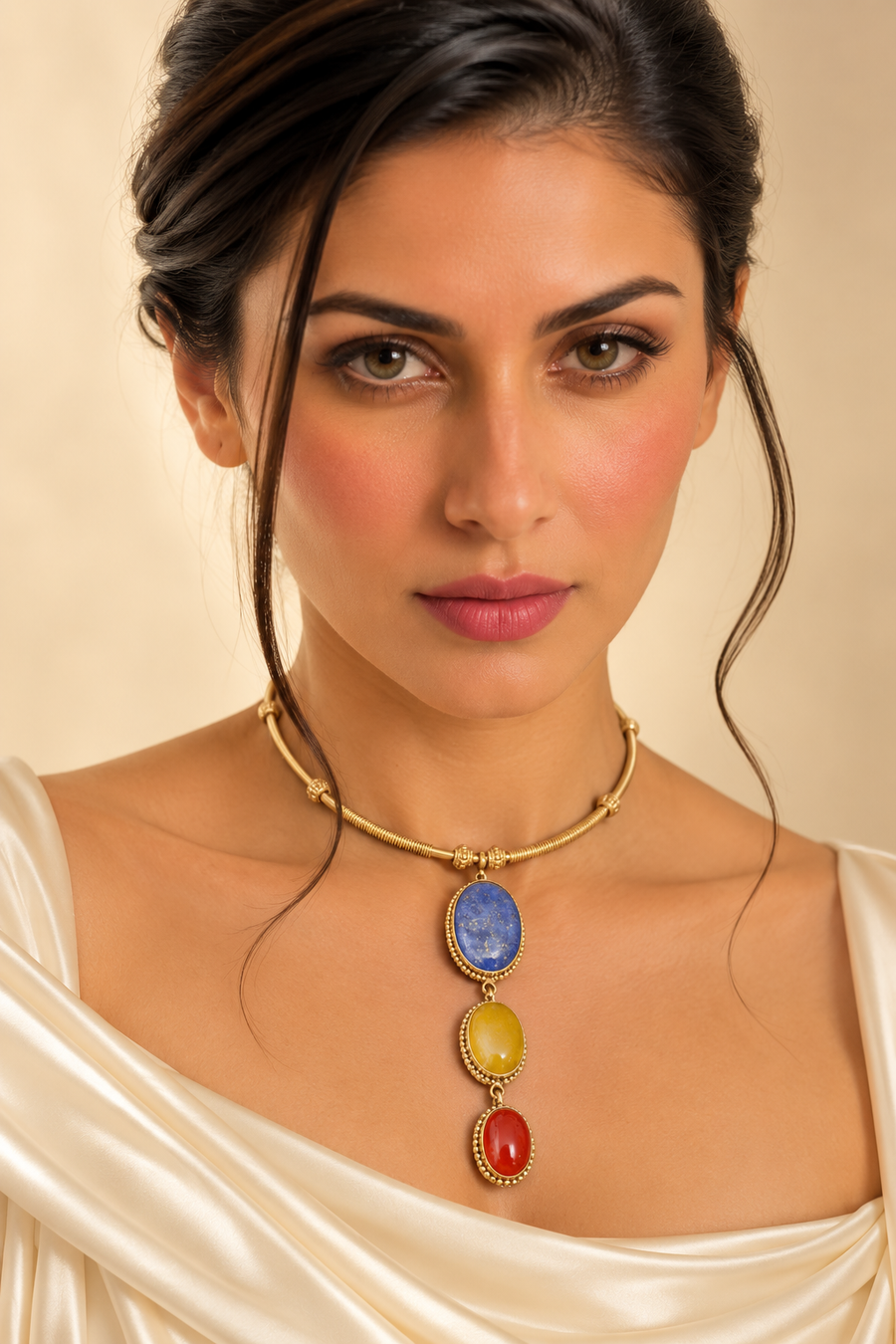 Elegant Multi color Antique Necklace