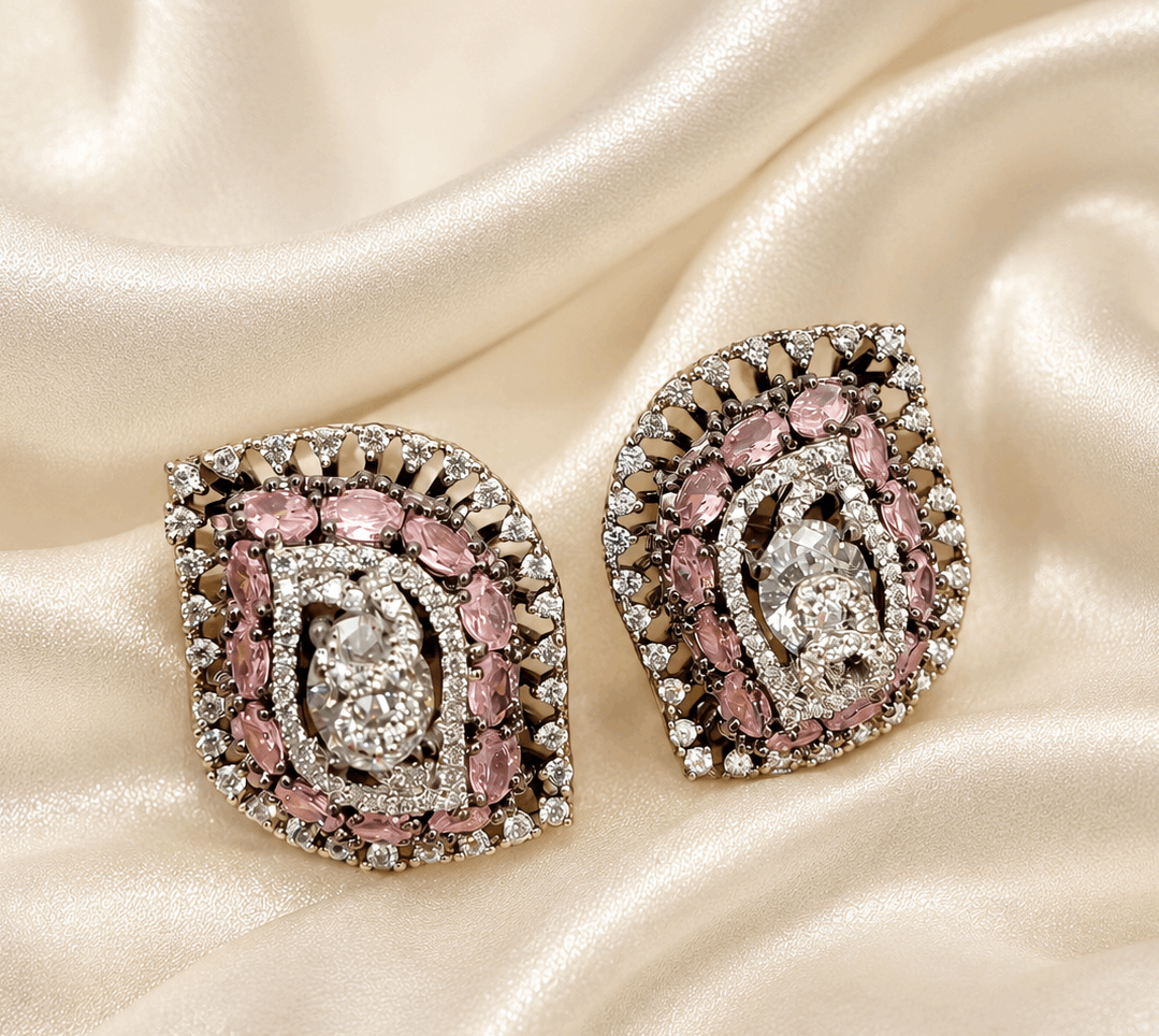 Pink AD studs