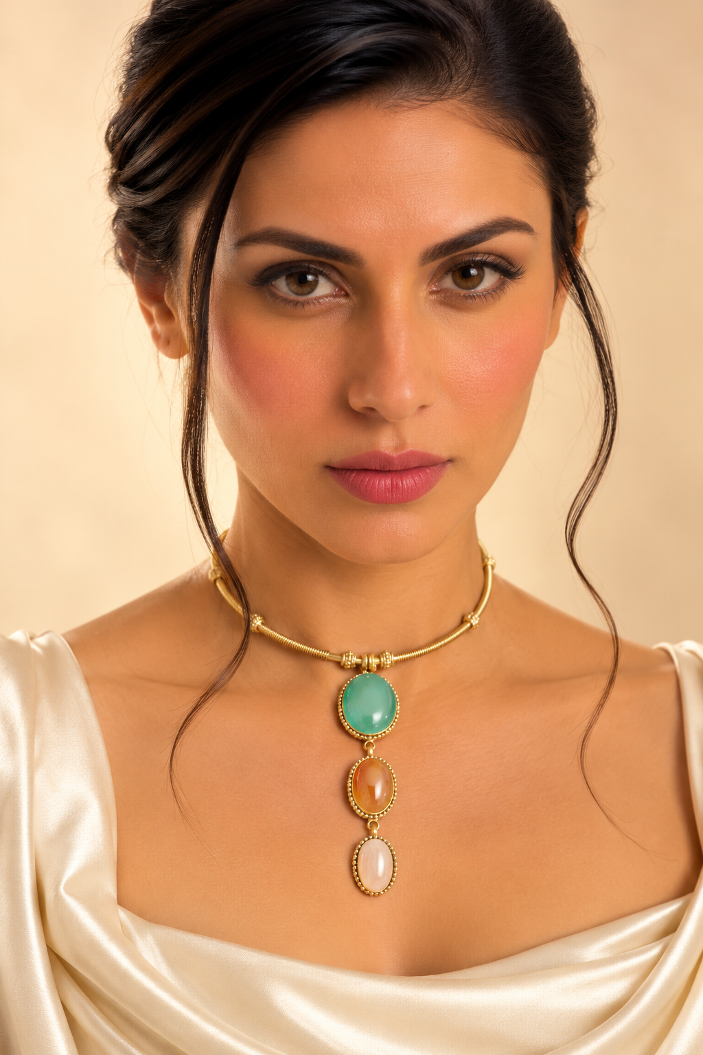 Elegant Multi color Antique Necklace
