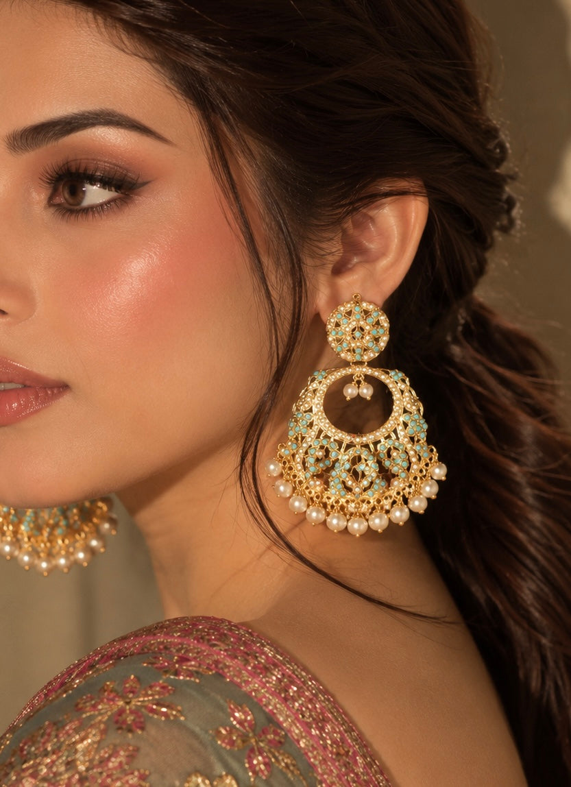 Jadau Earrings