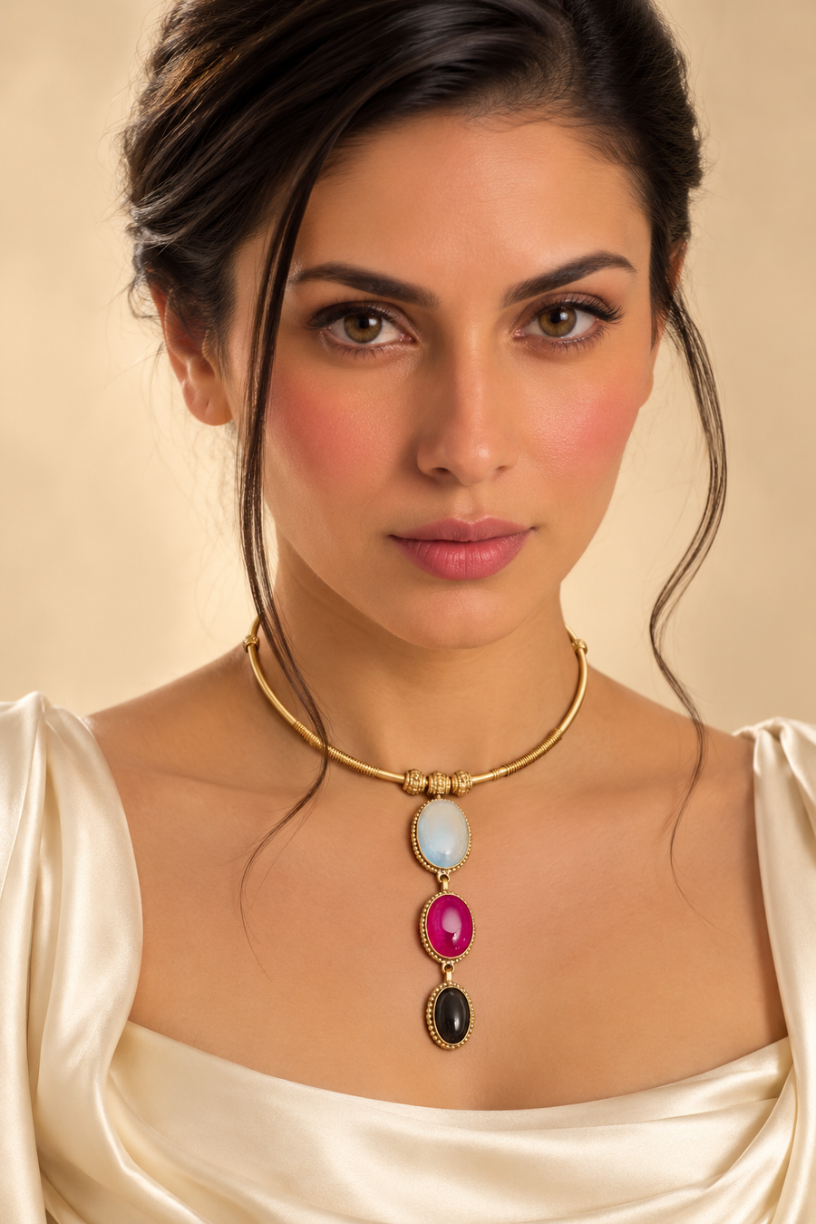 Elegant Multi color Antique Necklace