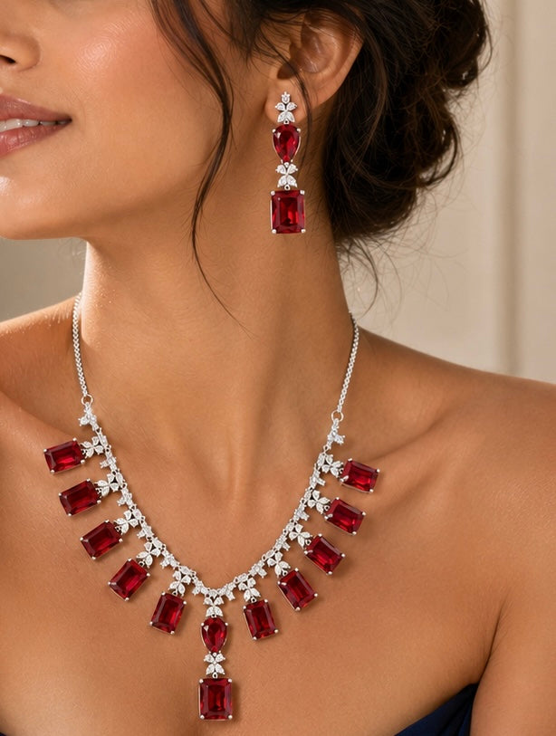 Statement AD necklace set