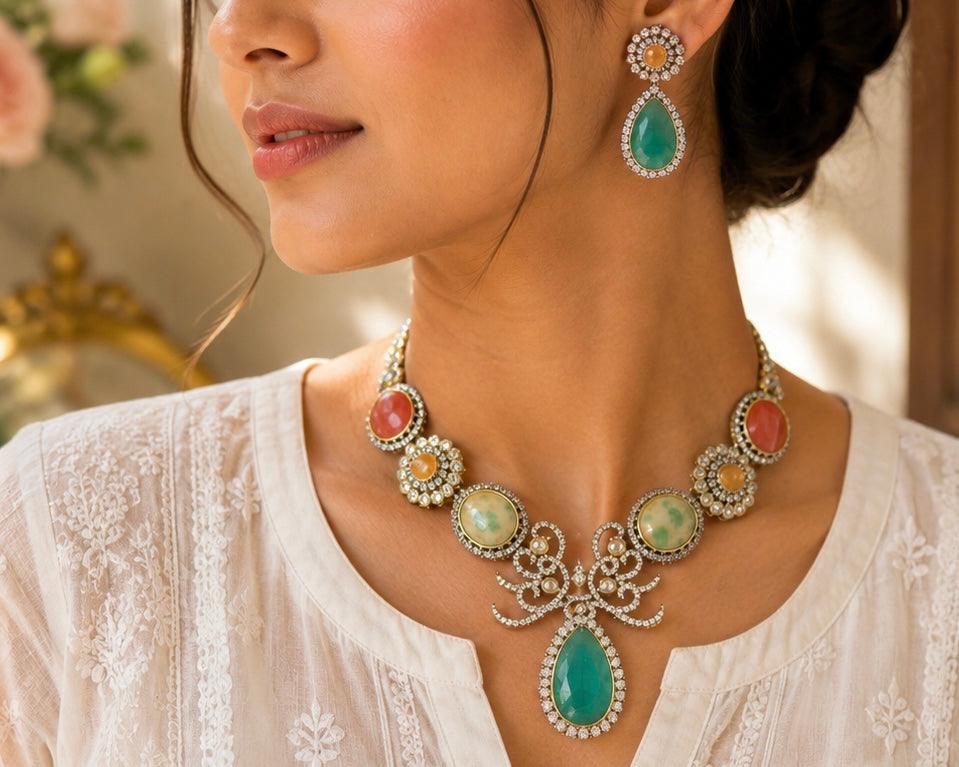 Sabya inspired stone work set