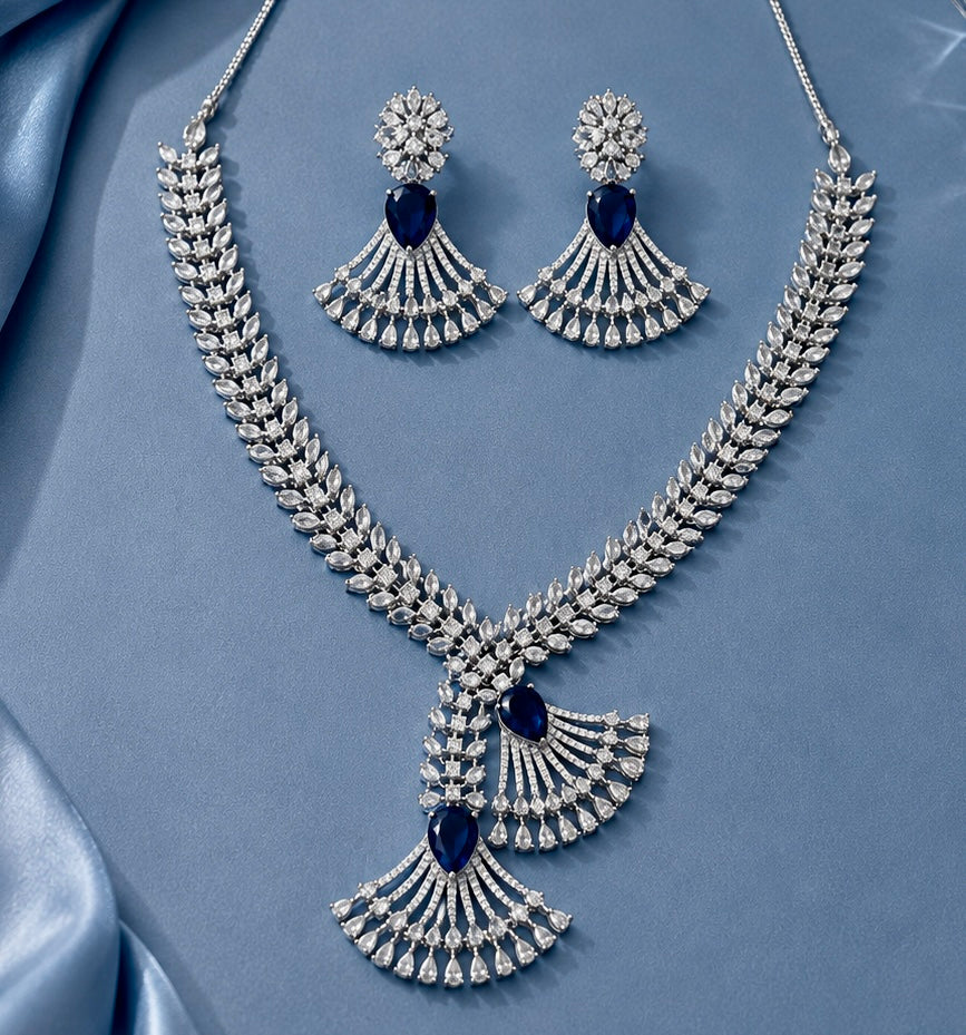 Minimal Small Blue & white Stones AD set