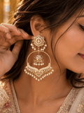 Jadau chadbali Earrings
