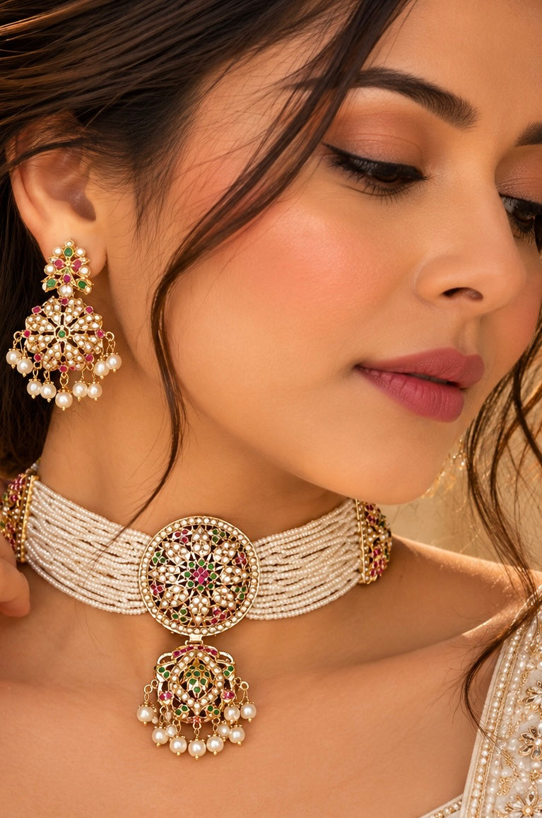 Elegant Jadau set