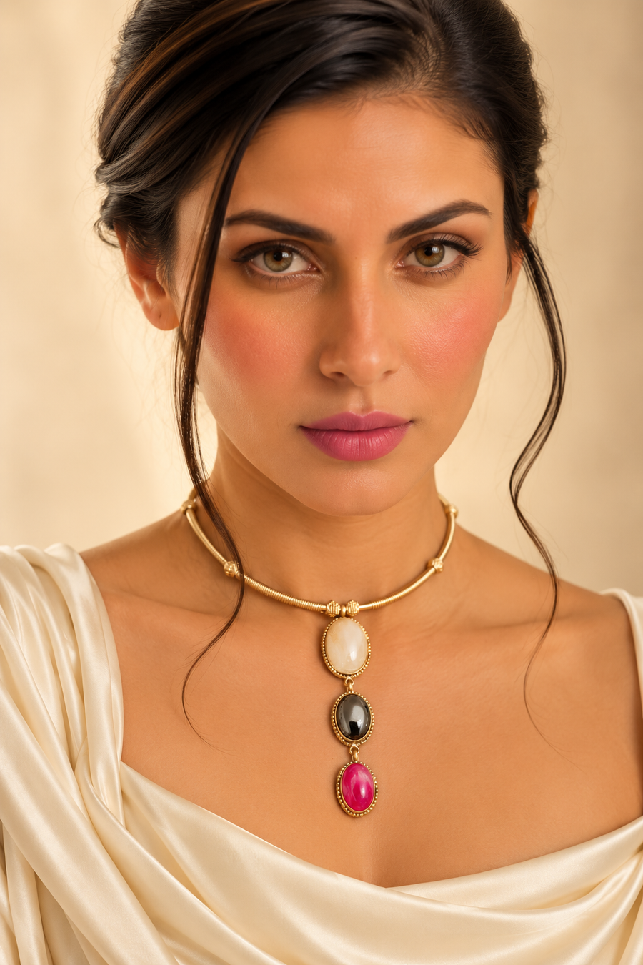 Elegant Multi color Antique Necklace