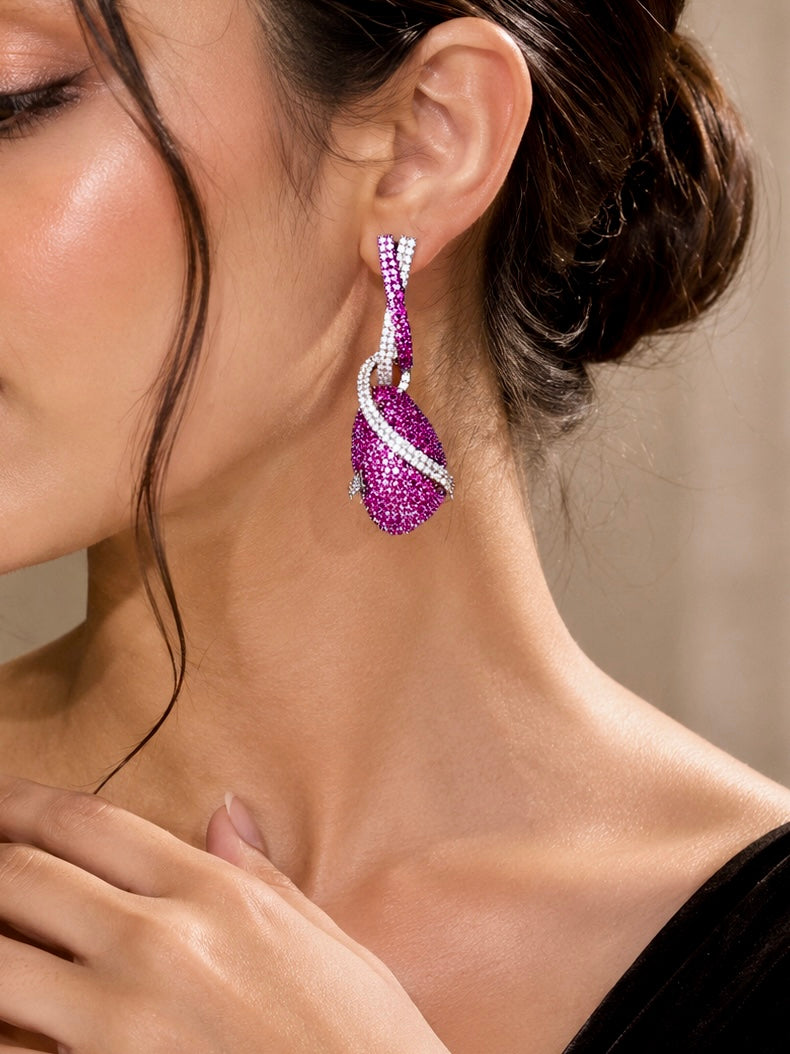 Ruby AD Earrings