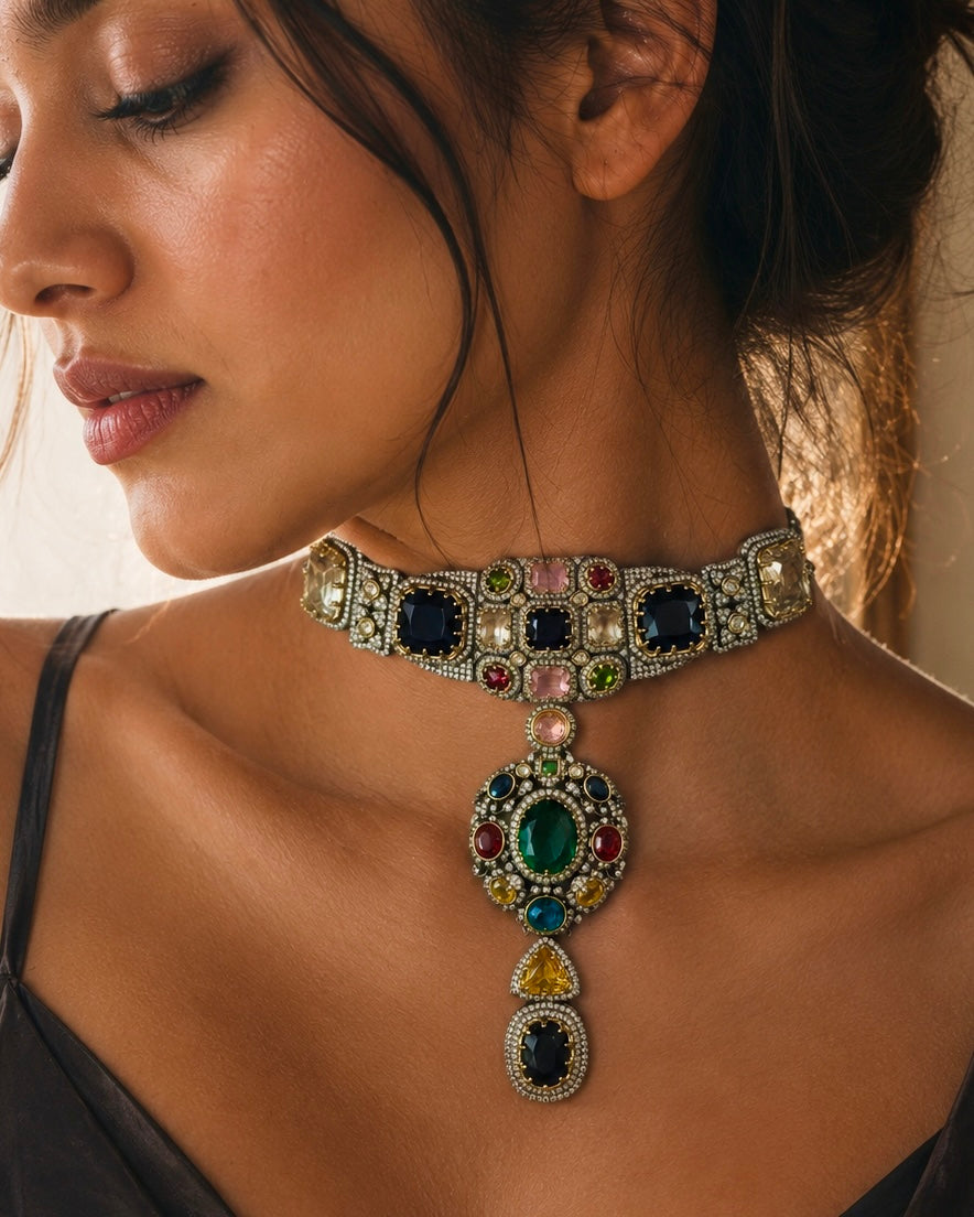 Minimal Multi Beautiful Stones & Pearls Set