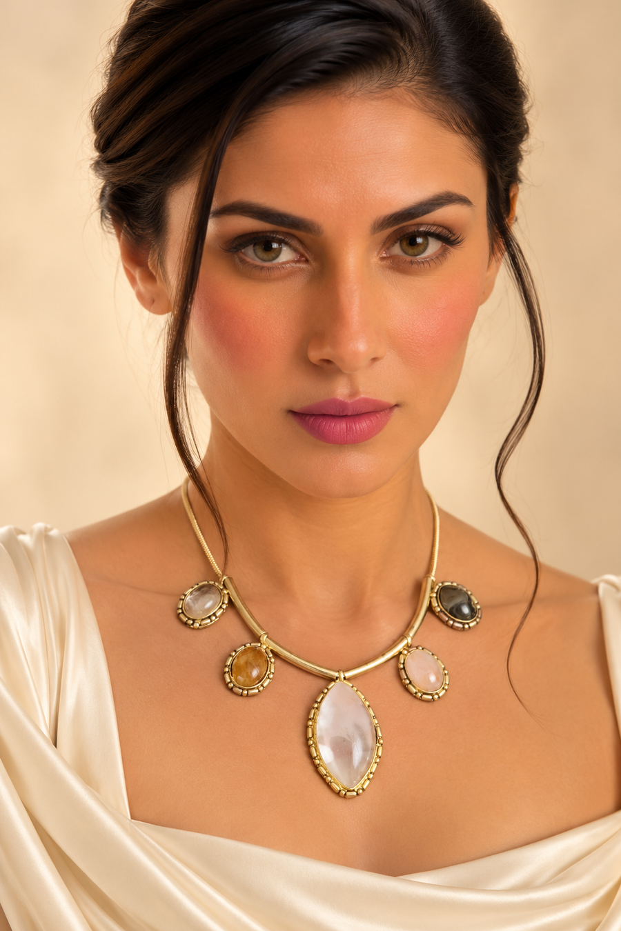 Elegant Multi color Antique Necklace