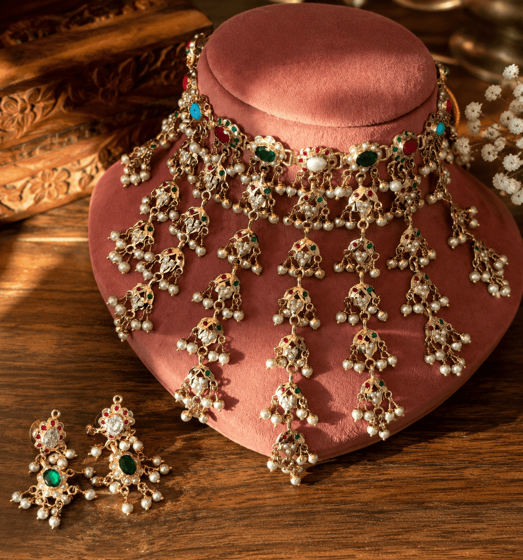 Elegant Jadau Choker set