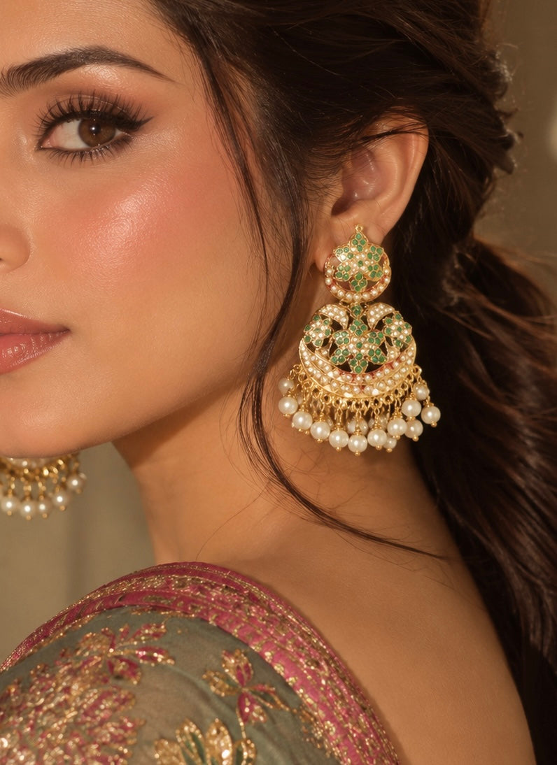 Jadau Earrings
