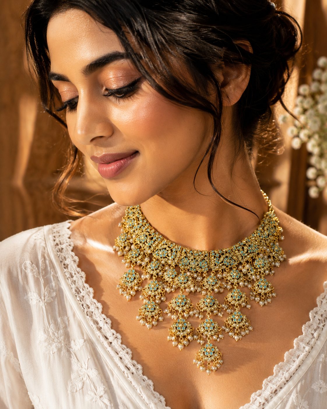 Feroza Jadau Necklace set