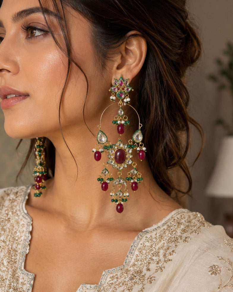 Traditional Chandbali Earrings