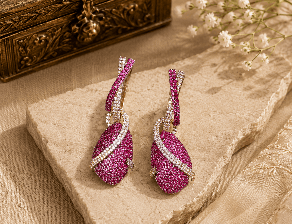 Ruby AD Earrings