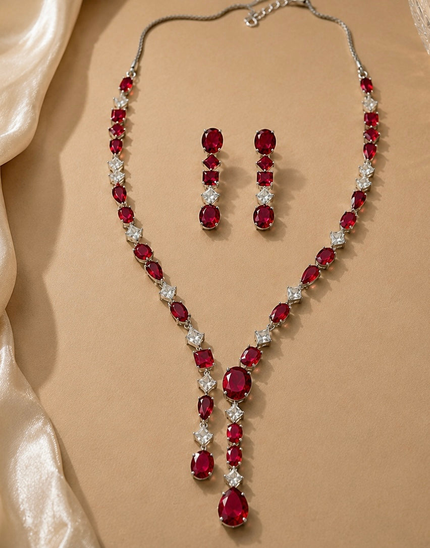 Minimal Small Blue & Red Stones AD set