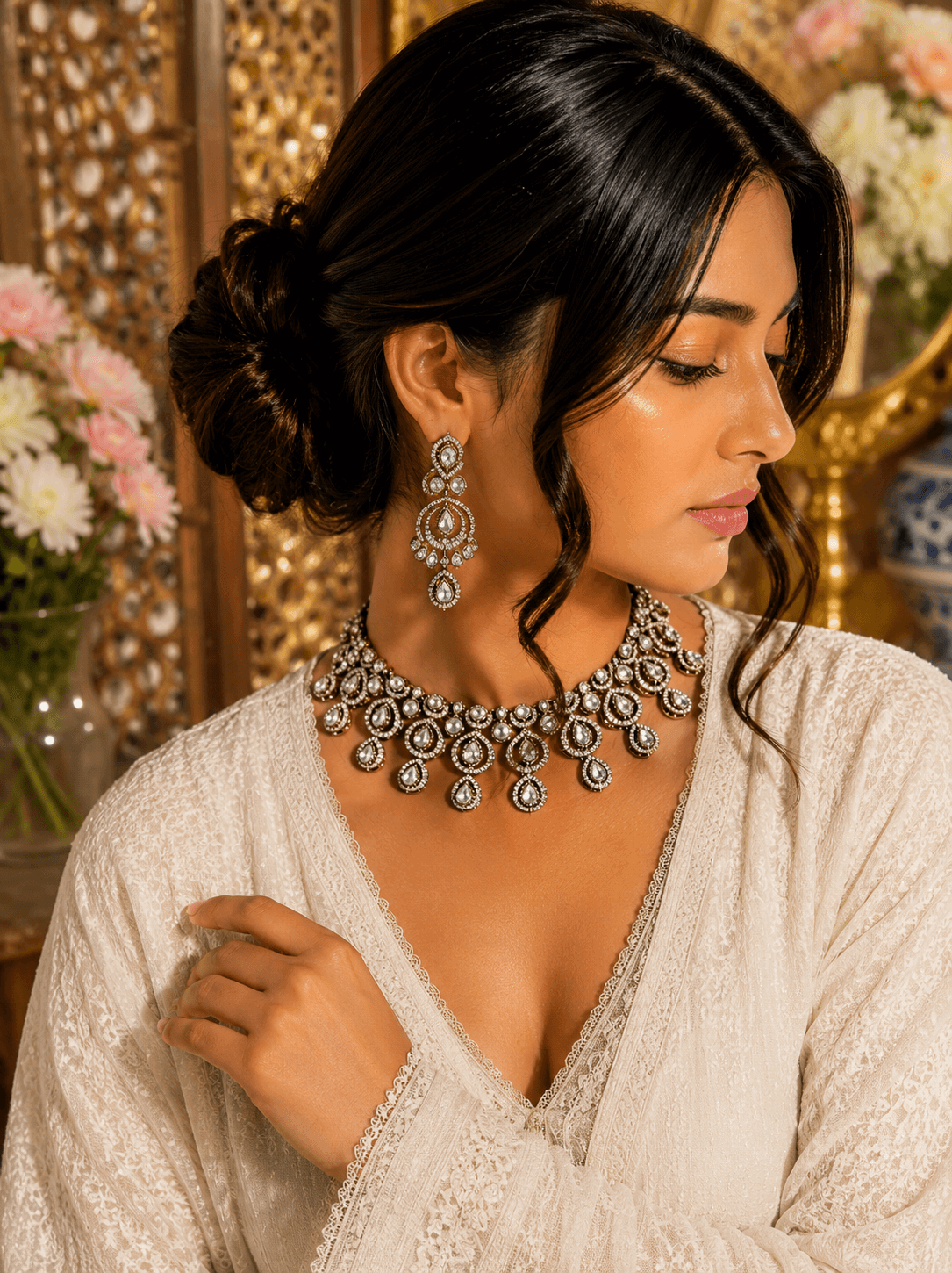Kundan Necklace Set