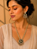 Beautiful Stones work long necklace set