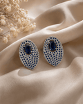 Sapphire blue AD stone studs