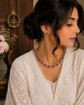 Stunning Red Color Antique Necklace Set