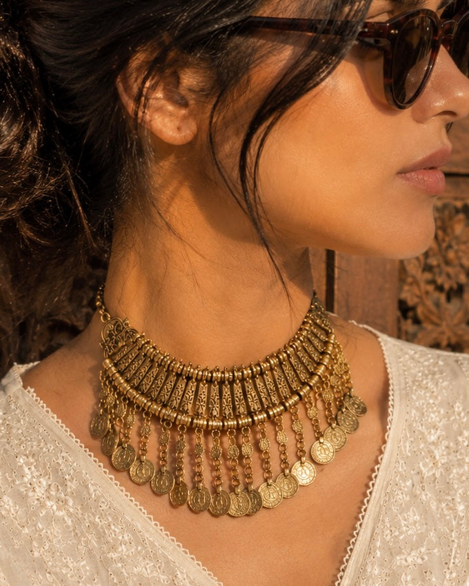 Minimal Multi Gold Color Coins Set