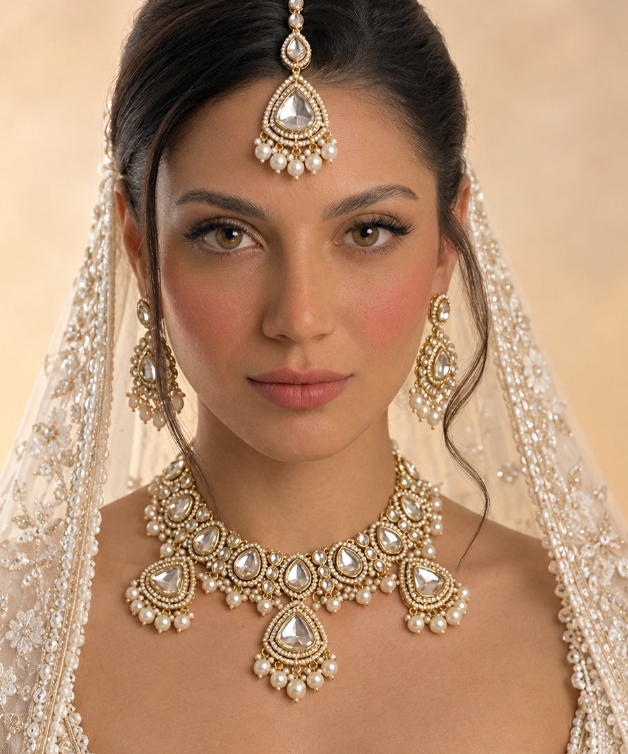 Elegant Multi white stones