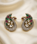 Multicolour Semi-Precious Stones Studs Earrings
