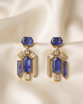 Sapphire blue Stones Earrings