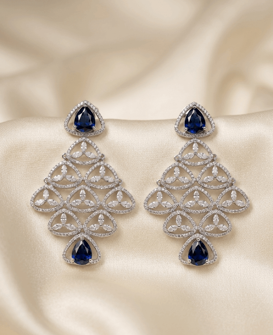 Sapphire AD Earrings