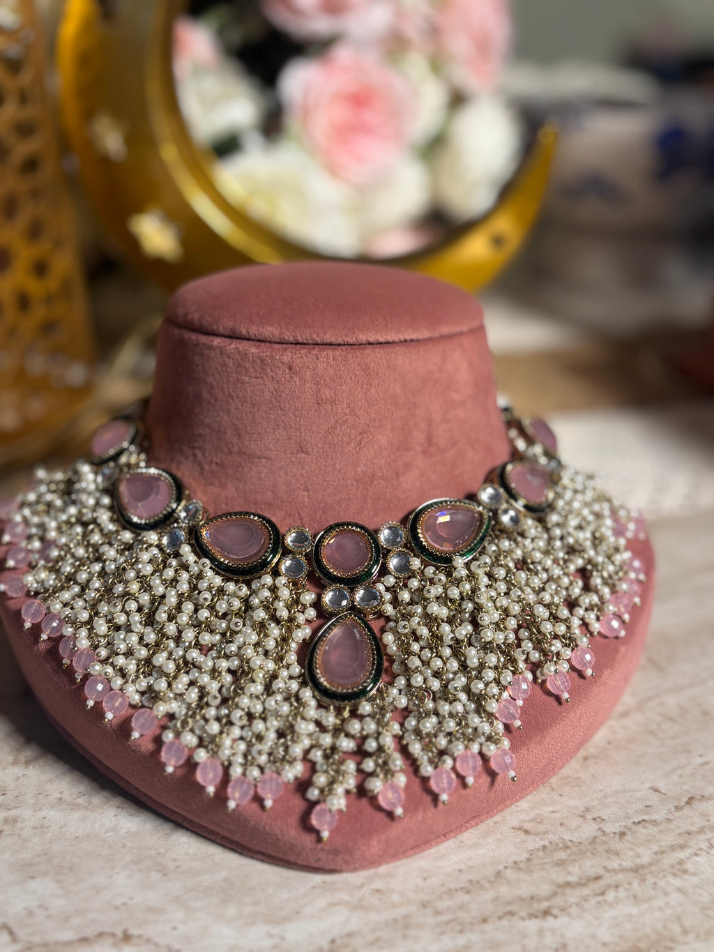 Antique Multi pearls Necklace Set