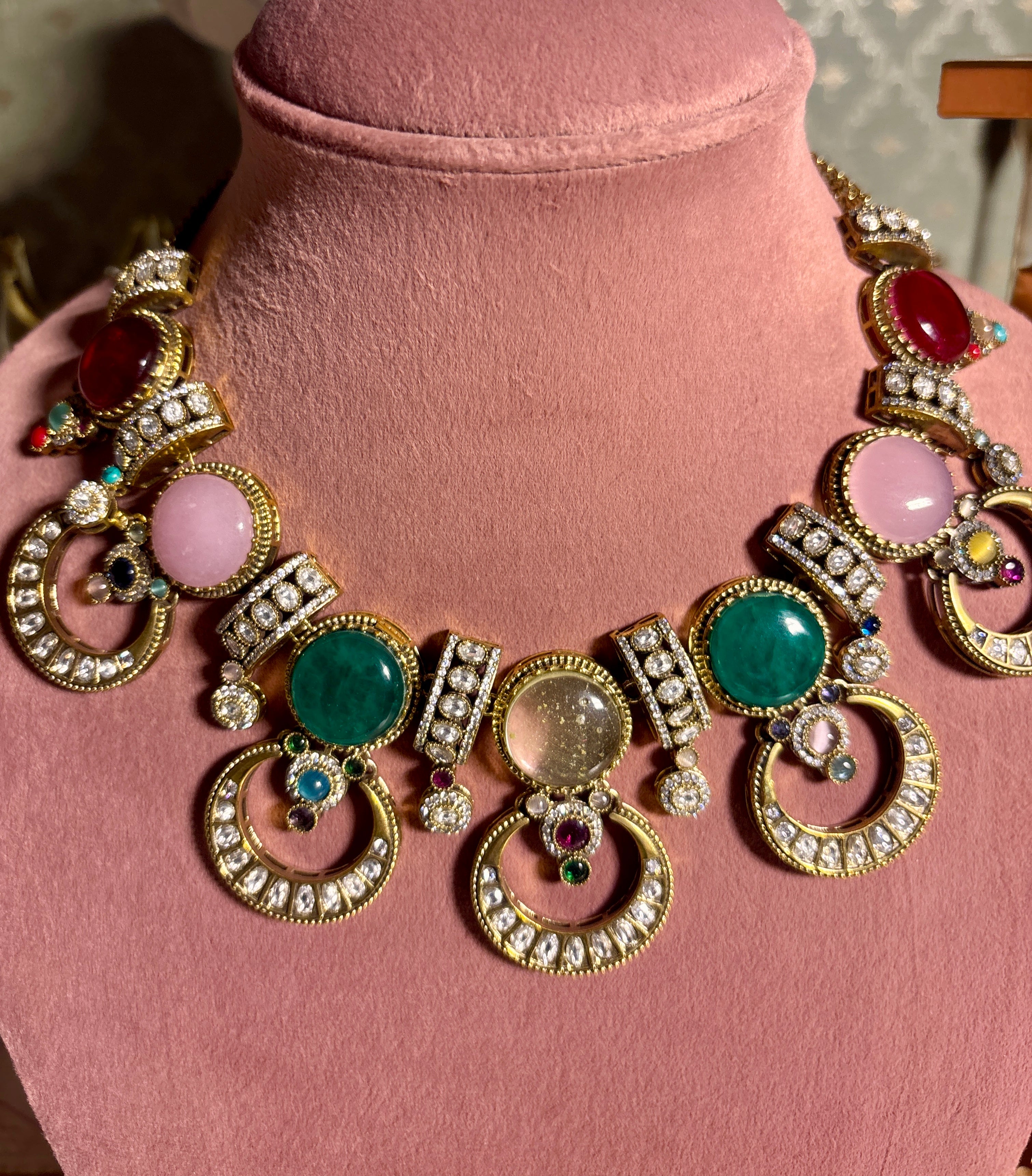 Sabya style multi Necklace Set