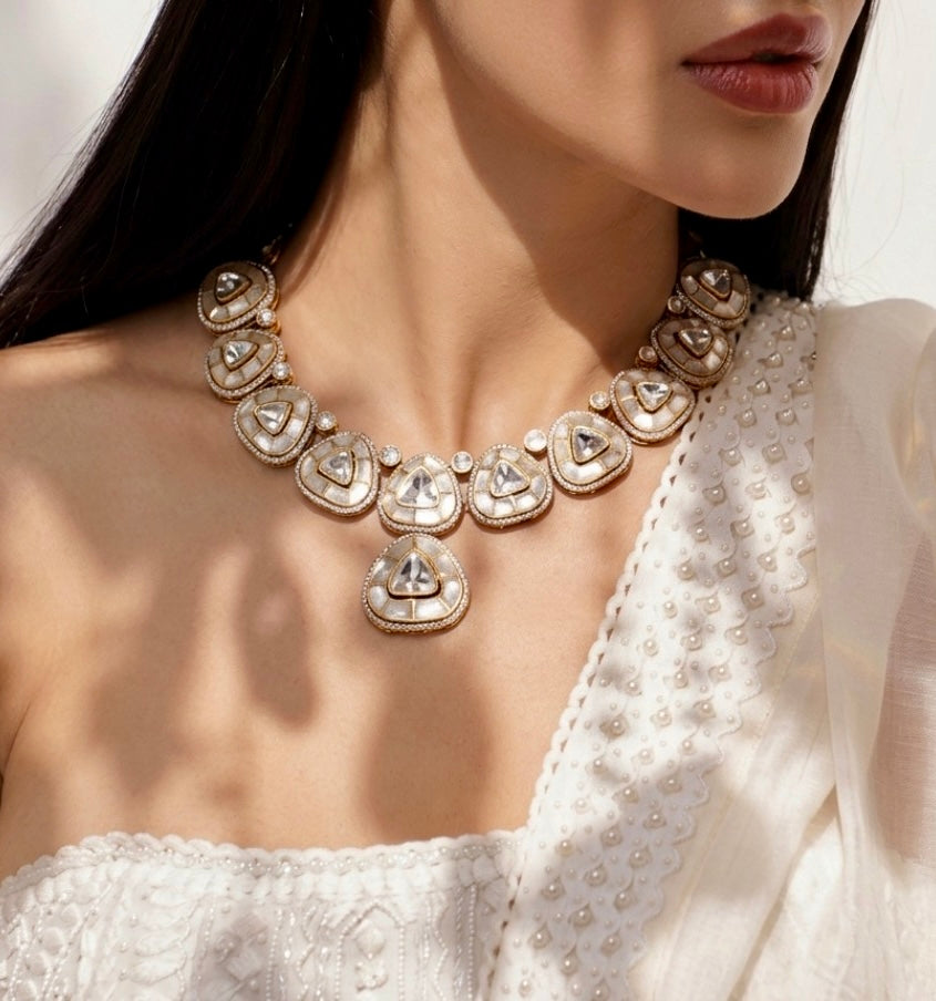 Mother of pearls Necklace Set