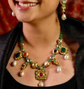 Antique Multi Color Stones Necklace Set