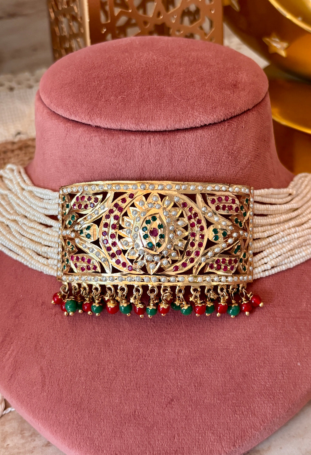 Multi jadau choker set